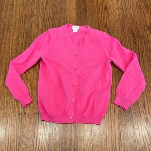 💗 Crewcuts by J.Crew Pink Cardigan – Girls Size Small (6–7) 🌸✨